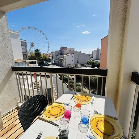 Appt 2 Couchages Cap D'agde Ct121-022 *